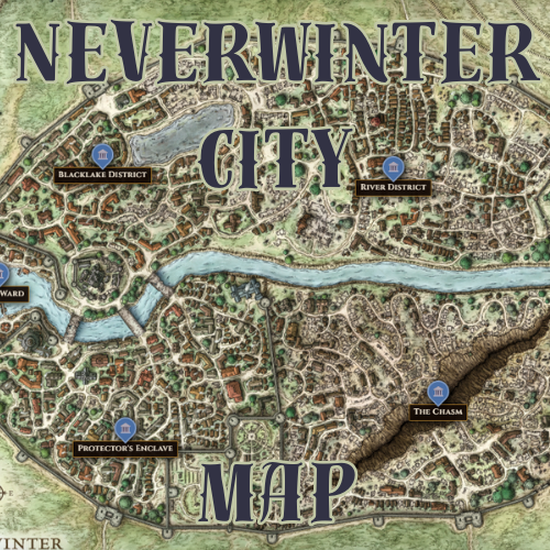 Neverwinter City Map