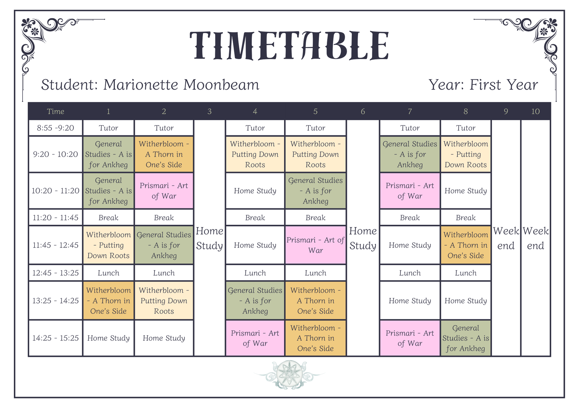 First Year Timetable - Cat (Marionette).png